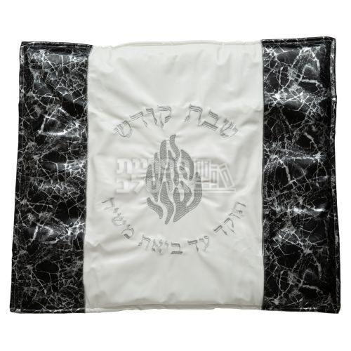 כיסוי פלטה מהודר דמוי שיש שחור "האש שלי"